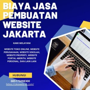 Biaya Jasa Pembuatan Website Jakarta