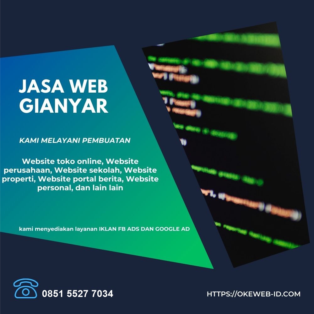 Jasa pembuatan website gianyar