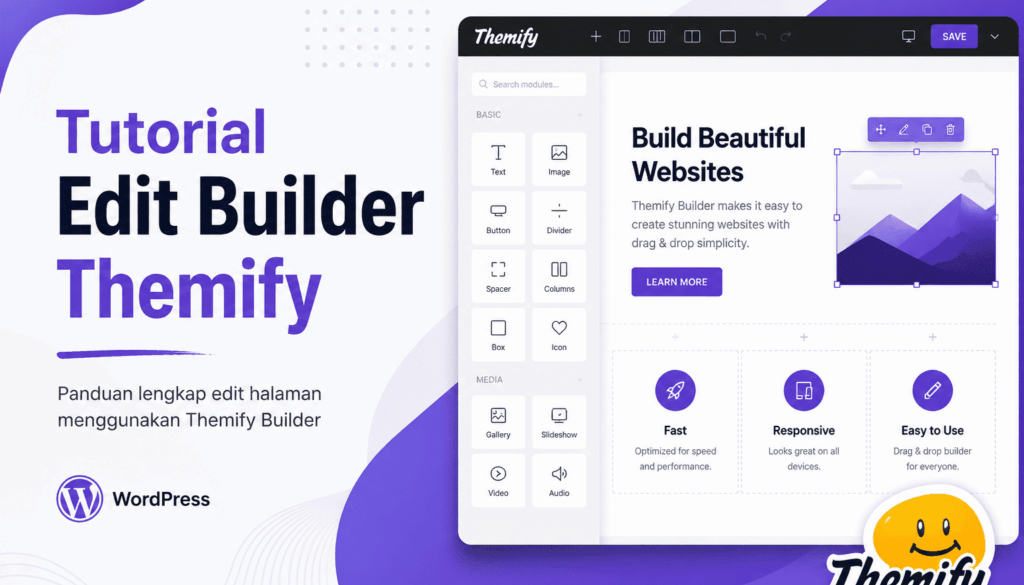 Tutorial Edit Builder Themify