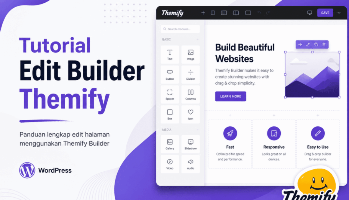 Tutorial Edit Builder Themify