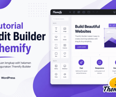 Tutorial Edit Builder Themify