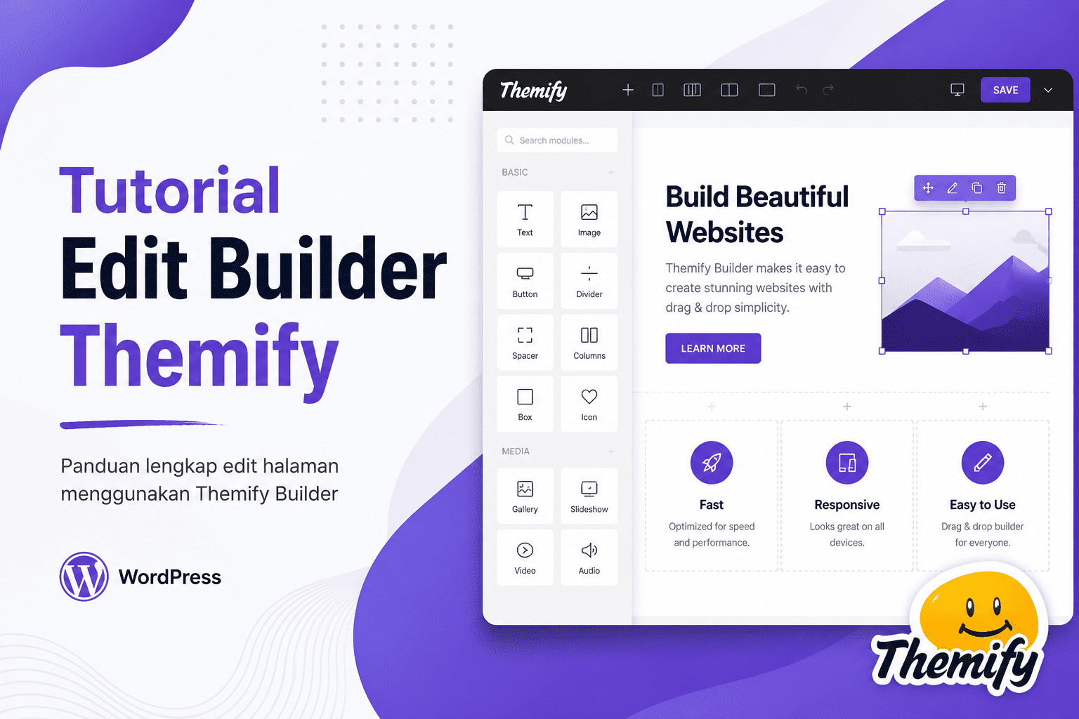Tutorial Edit Builder Themify