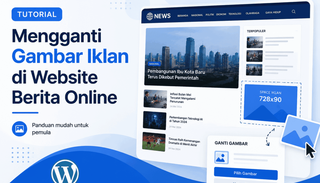 Tutorial Mengganti Gambar Iklan di Website Berita Online