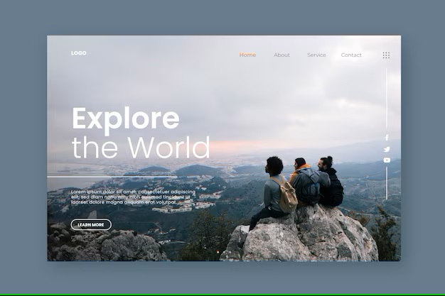 landing page