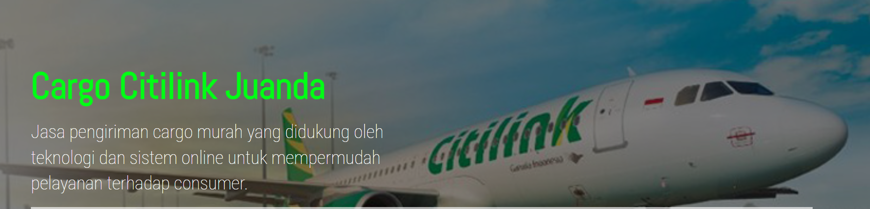 Jasa pengiriman cargo